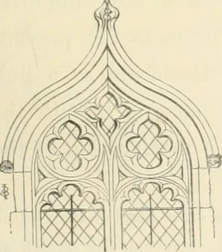 An illustration from An analysis of Gothick architecture ;, 1847, leaf 46