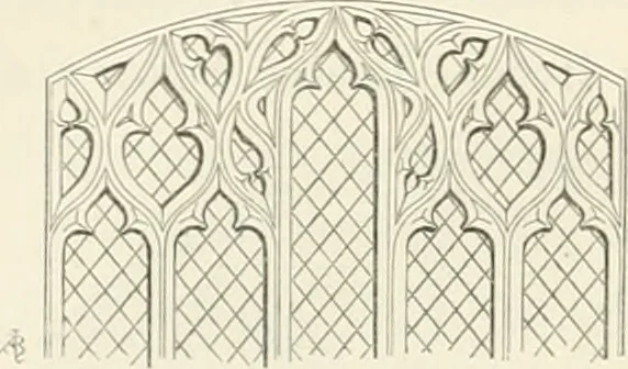An illustration from An analysis of Gothick architecture ;, 1847, leaf 47