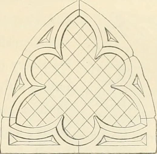 An illustration from An analysis of Gothick architecture ;, 1847, leaf 48