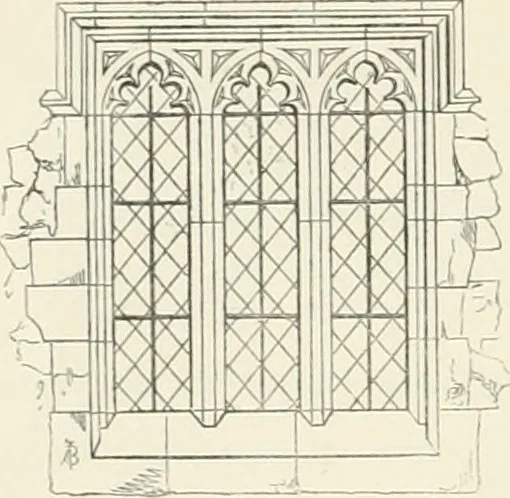 An illustration from An analysis of Gothick architecture ;, 1847, leaf 49