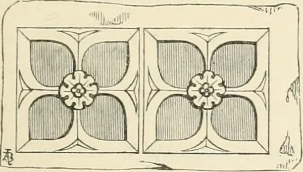 An illustration from An analysis of Gothick architecture ;, 1847, leaf 52