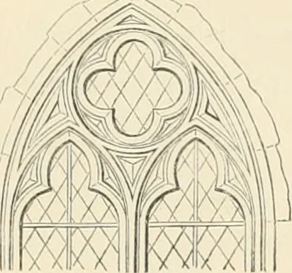 An illustration from An analysis of Gothick architecture ;, 1847, leaf 54