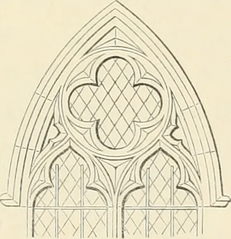 An illustration from An analysis of Gothick architecture ;, 1847, leaf 54