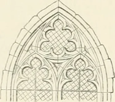 An illustration from An analysis of Gothick architecture ;, 1847, leaf 55