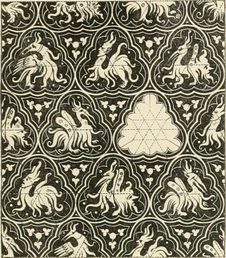An illustration from An analysis of Gothick architecture ;, 1847, leaf 58