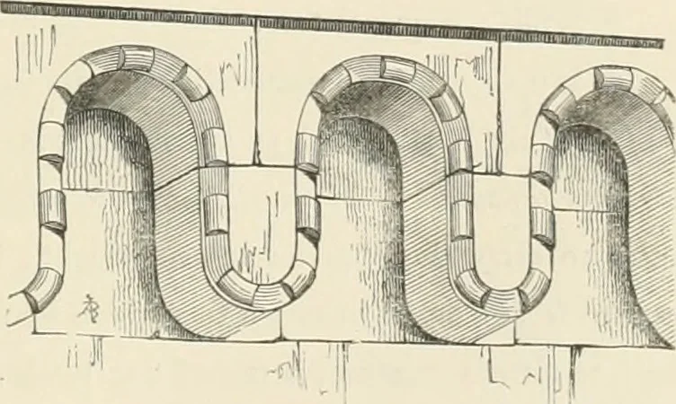 An illustration from An analysis of Gothick architecture ;, 1847, leaf 70