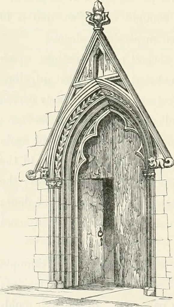An illustration from An analysis of Gothick architecture ;, 1847, leaf 81