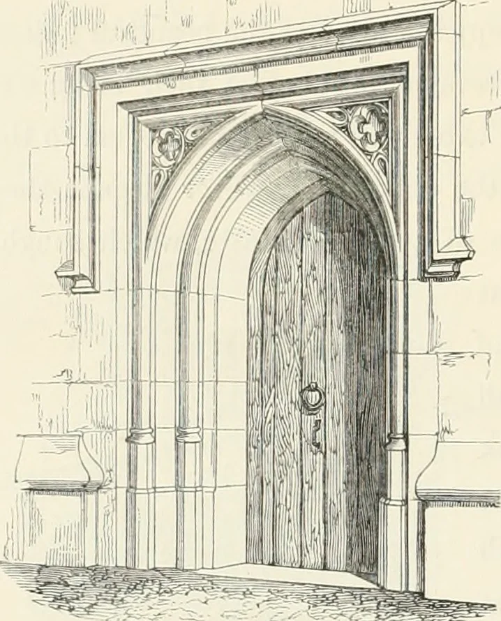 An illustration from An analysis of Gothick architecture ;, 1847, leaf 87