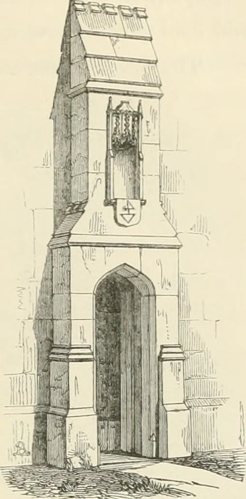 An illustration from An analysis of Gothick architecture ;, 1847, leaf 88
