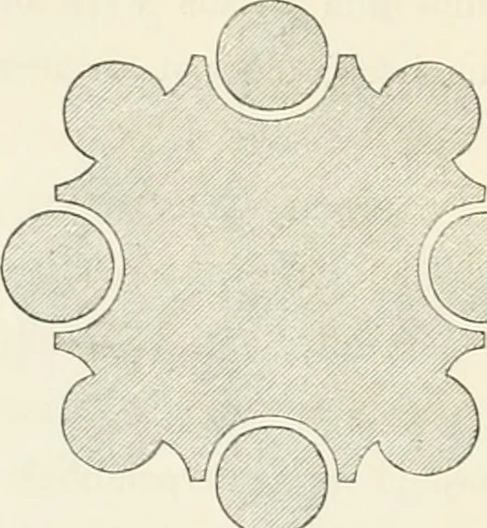 An illustration from An analysis of Gothick architecture ;, 1847, leaf 93
