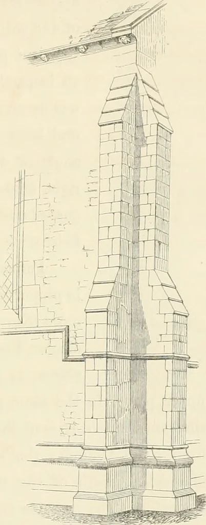 An illustration from An analysis of Gothick architecture ;, 1847, leaf 96