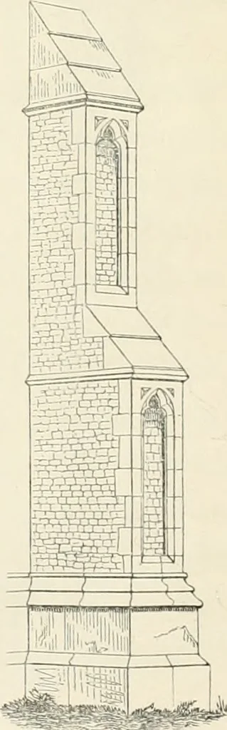 An illustration from An analysis of Gothick architecture ;, 1847, leaf 97