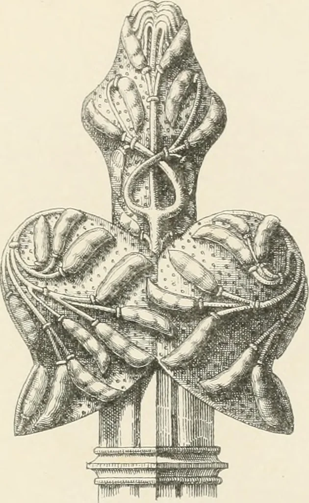 An illustration from An analysis of Gothick architecture ;, 1847, leaf 104