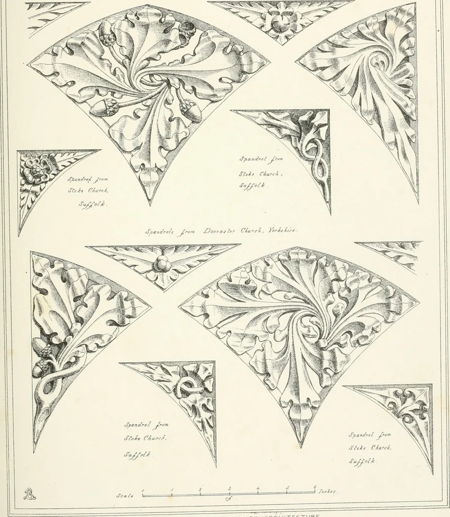 An illustration from An analysis of Gothick architecture ;, 1847, leaf 114