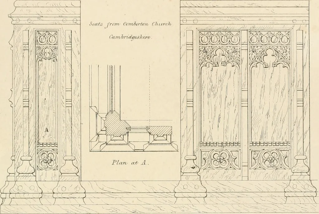 An illustration from An analysis of Gothick architecture ;, 1847, leaf 122