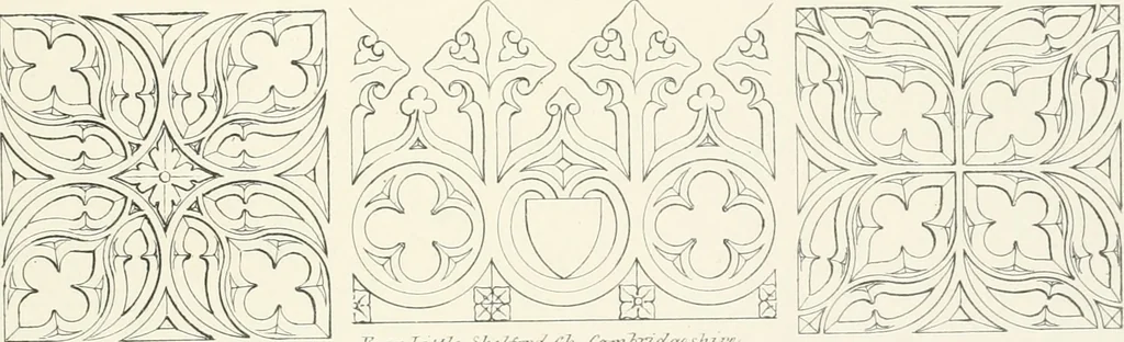 An illustration from An analysis of Gothick architecture ;, 1847, leaf 126
