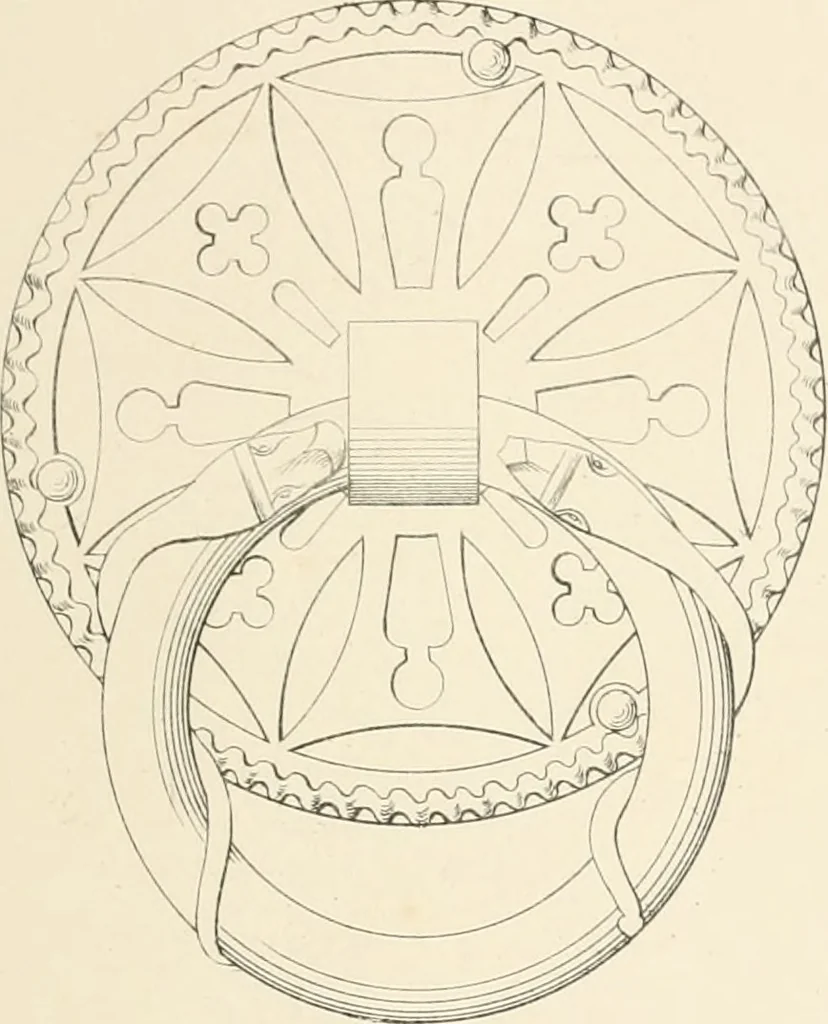 An illustration from An analysis of Gothick architecture ;, 1847, leaf 130