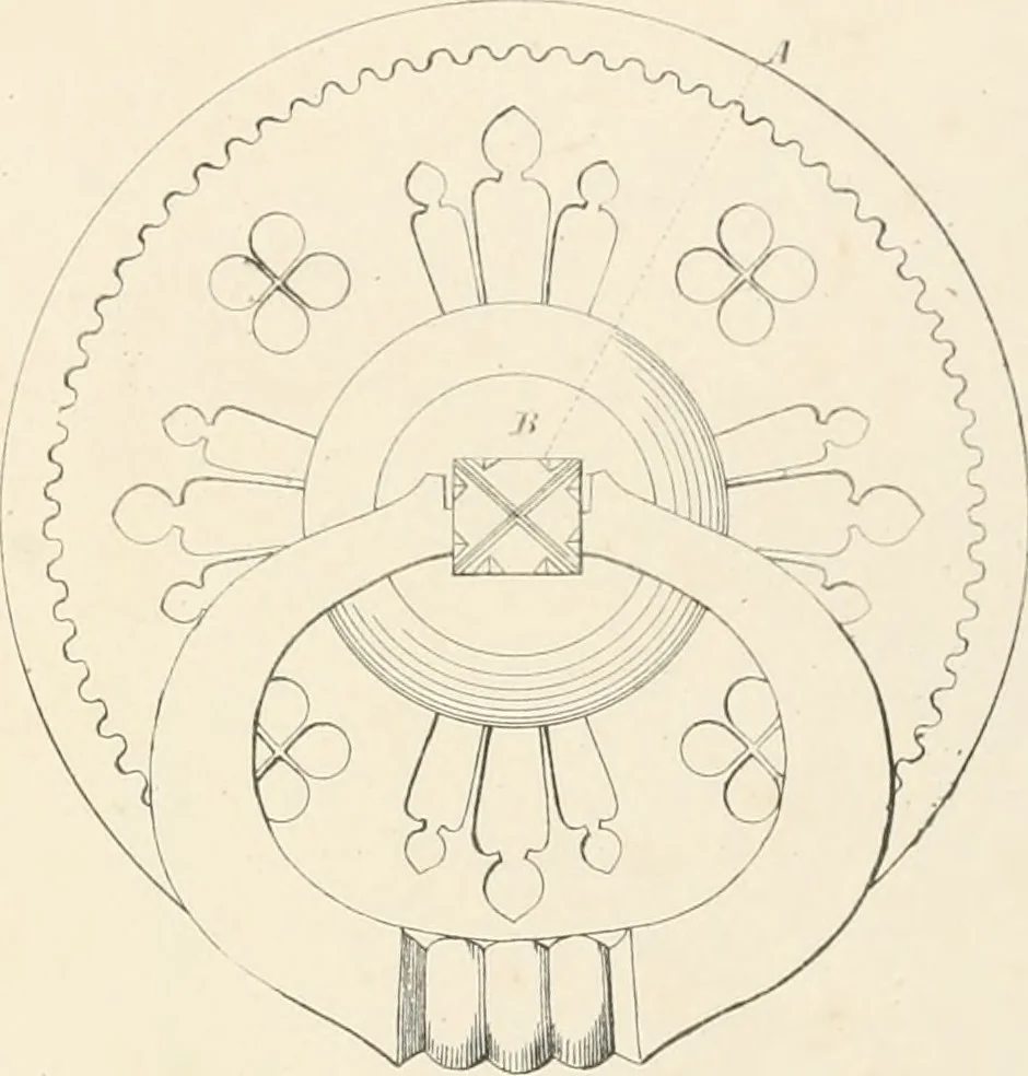 An illustration from An analysis of Gothick architecture ;, 1847, leaf 130