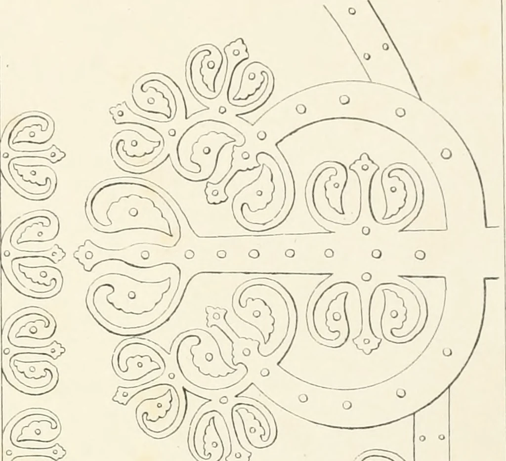 An illustration from An analysis of Gothick architecture ;, 1847, leaf 136