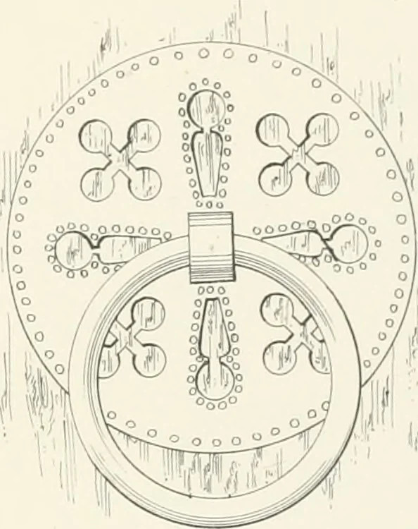 An illustration from An analysis of Gothick architecture ;, 1847, leaf 140