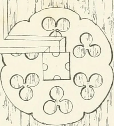 An illustration from An analysis of Gothick architecture ;, 1847, leaf 140