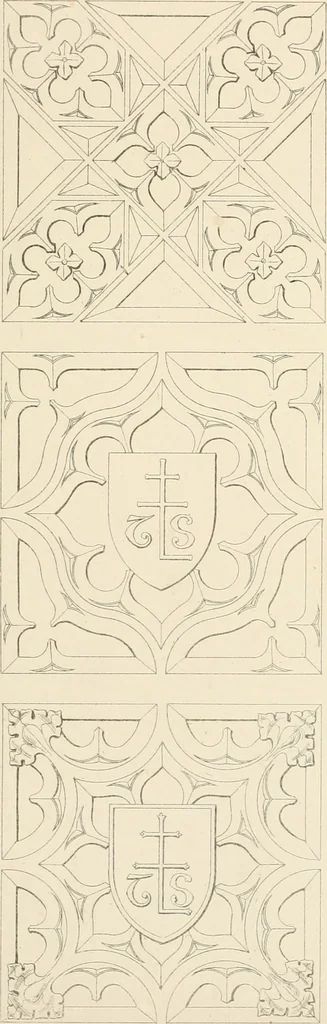 An illustration from An analysis of Gothick architecture ;, 1847, leaf 20