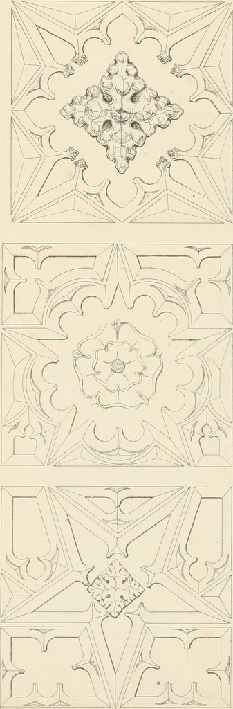An illustration from An analysis of Gothick architecture ;, 1847, leaf 20