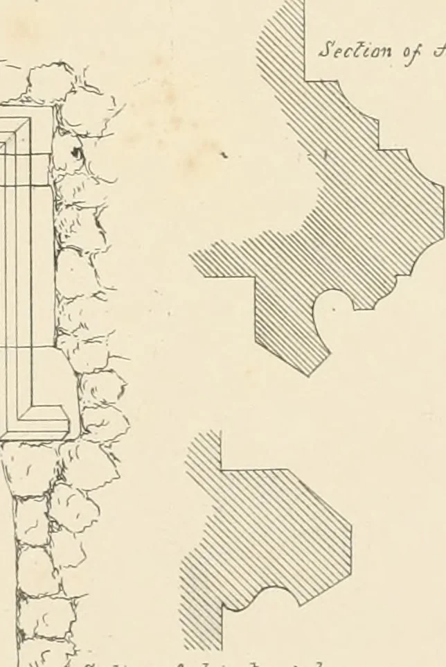 An illustration from An analysis of Gothick architecture ;, 1847, leaf 24