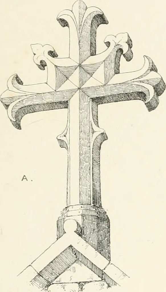 An illustration from An analysis of Gothick architecture ;, 1847, leaf 44