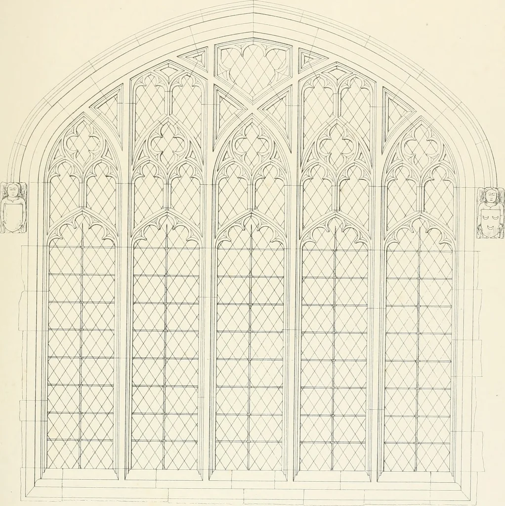 An illustration from An analysis of Gothick architecture ;, 1847, leaf 48