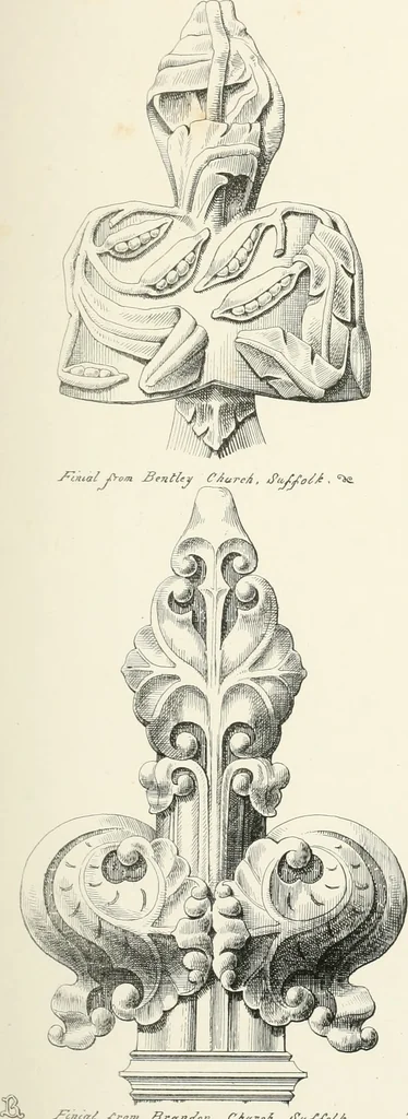 An illustration from An analysis of Gothick architecture ;, 1847, leaf 76