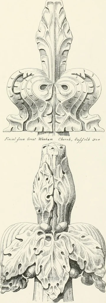 An illustration from An analysis of Gothick architecture ;, 1847, leaf 76