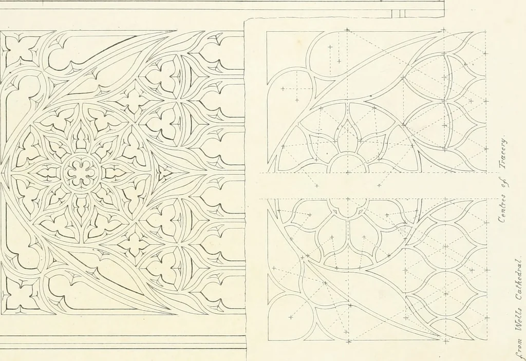 An illustration from An analysis of Gothick architecture ;, 1847, leaf 80