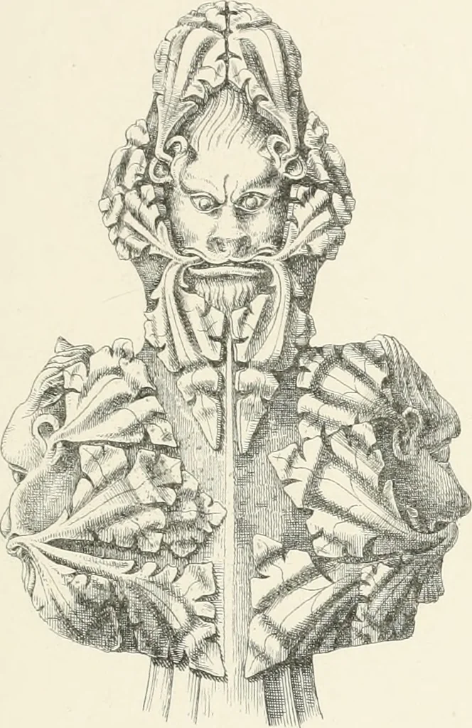 An illustration from An analysis of Gothick architecture ;, 1847, leaf 96