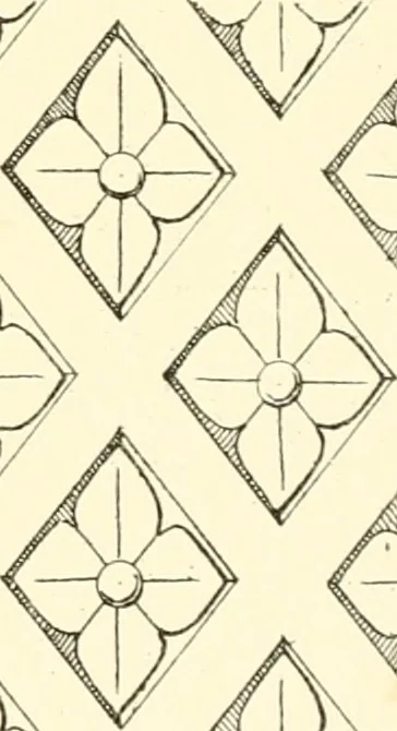 An illustration from An analysis of Gothick architecture : illustrated by a series of upwards of seven hundred examples of doorways, windows, etc., and accompanied with remarks on the several details of an ecclesiastical edifice, 1849, leaf 136