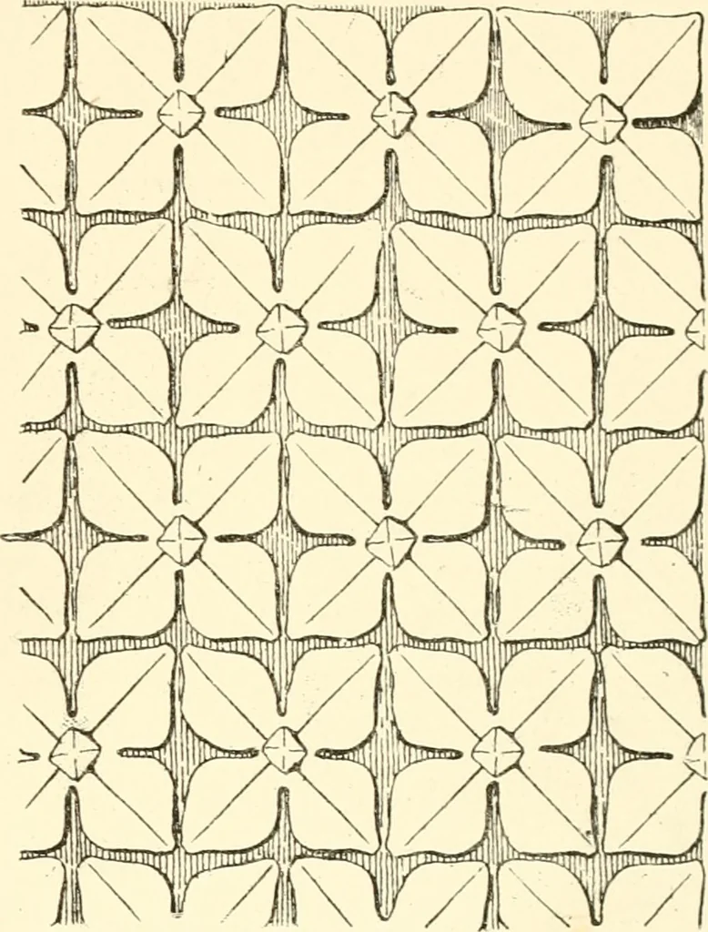 An illustration from An analysis of Gothick architecture : illustrated by a series of upwards of seven hundred examples of doorways, windows, etc., and accompanied with remarks on the several details of an ecclesiastical edifice, 1849, leaf 136