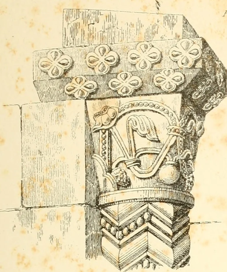 An illustration from An analysis of Gothick architecture : illustrated by a series of upwards of seven hundred examples of doorways, windows, etc., and accompanied with remarks on the several details of an ecclesiastical edifice, 1849, leaf 16