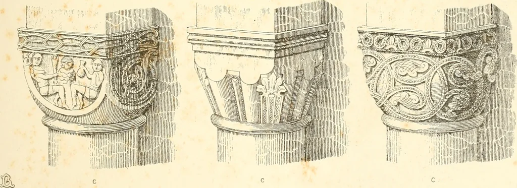 An illustration from An analysis of Gothick architecture : illustrated by a series of upwards of seven hundred examples of doorways, windows, etc., and accompanied with remarks on the several details of an ecclesiastical edifice, 1849, leaf 16