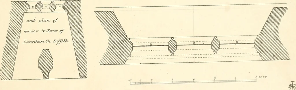 An illustration from An analysis of Gothick architecture : illustrated by a series of upwards of seven hundred examples of doorways, windows, etc., and accompanied with remarks on the several details of an ecclesiastical edifice, 1849, leaf 192