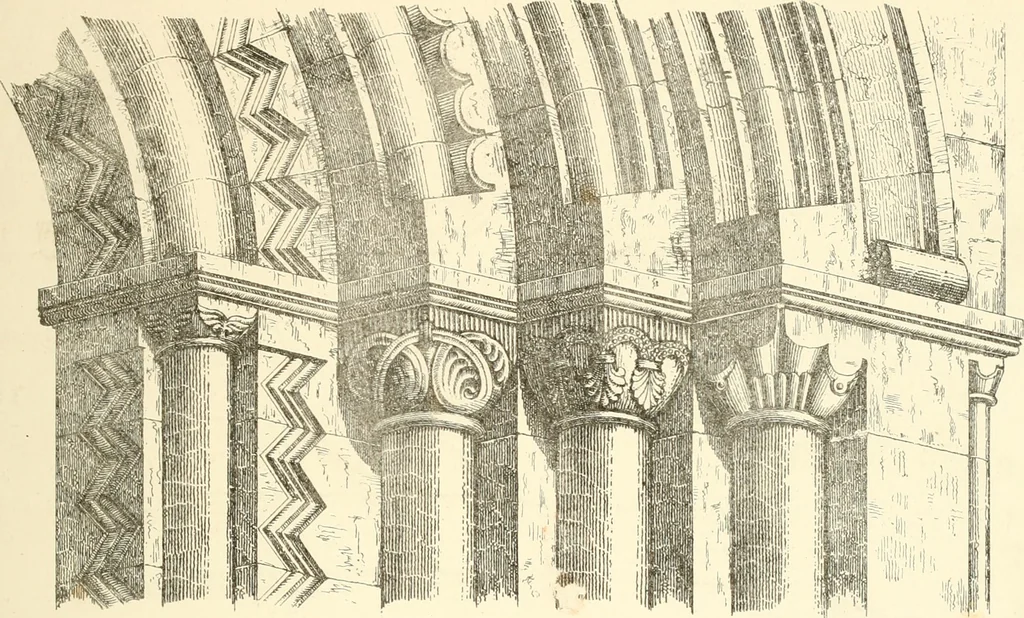 An illustration from An analysis of Gothick architecture : illustrated by a series of upwards of seven hundred examples of doorways, windows, etc., and accompanied with remarks on the several details of an ecclesiastical edifice, 1849, leaf 20