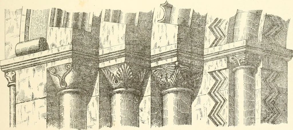 An illustration from An analysis of Gothick architecture : illustrated by a series of upwards of seven hundred examples of doorways, windows, etc., and accompanied with remarks on the several details of an ecclesiastical edifice, 1849, leaf 20