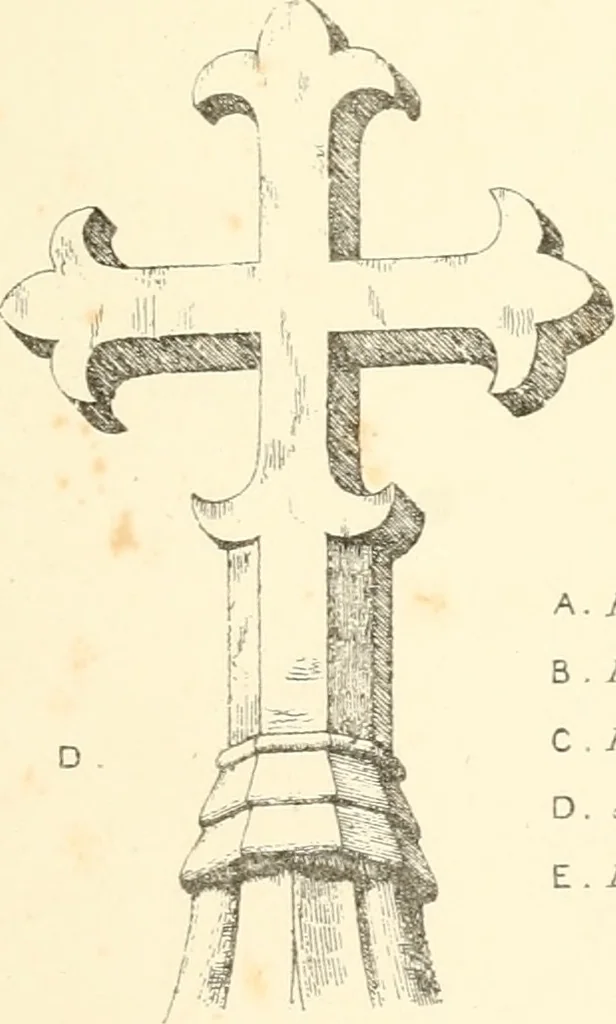 An illustration from An analysis of Gothick architecture : illustrated by a series of upwards of seven hundred examples of doorways, windows, etc., and accompanied with remarks on the several details of an ecclesiastical edifice, 1849, leaf 208