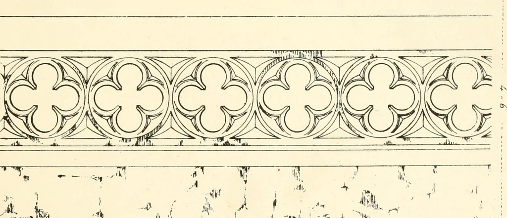 An illustration from An analysis of Gothick architecture : illustrated by a series of upwards of seven hundred examples of doorways, windows, etc., and accompanied with remarks on the several details of an ecclesiastical edifice, 1849, leaf 216