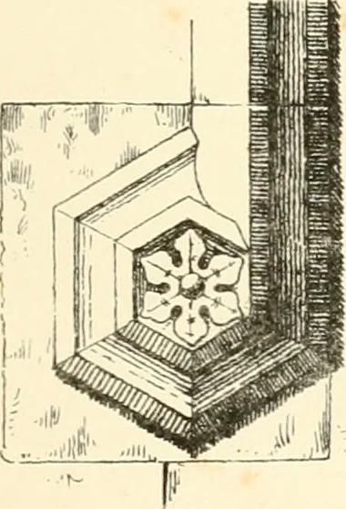 An illustration from An analysis of Gothick architecture : illustrated by a series of upwards of seven hundred examples of doorways, windows, etc., and accompanied with remarks on the several details of an ecclesiastical edifice, 1849, leaf 218