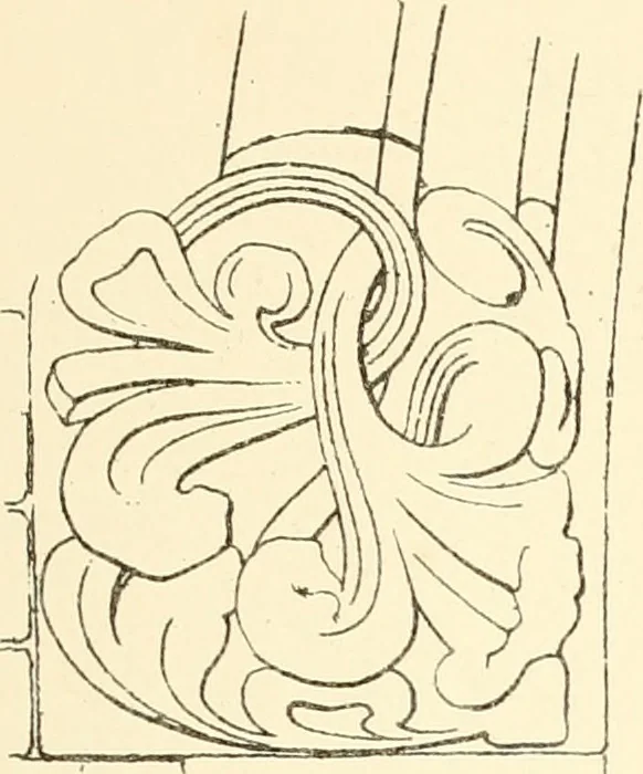 An illustration from An analysis of Gothick architecture : illustrated by a series of upwards of seven hundred examples of doorways, windows, etc., and accompanied with remarks on the several details of an ecclesiastical edifice, 1849, leaf 66