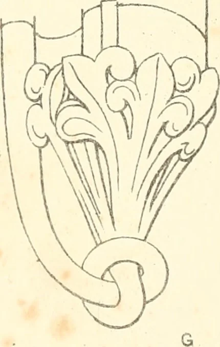An illustration from An analysis of Gothick architecture : illustrated by a series of upwards of seven hundred examples of doorways, windows, etc., and accompanied with remarks on the several details of an ecclesiastical edifice, 1849, leaf 66