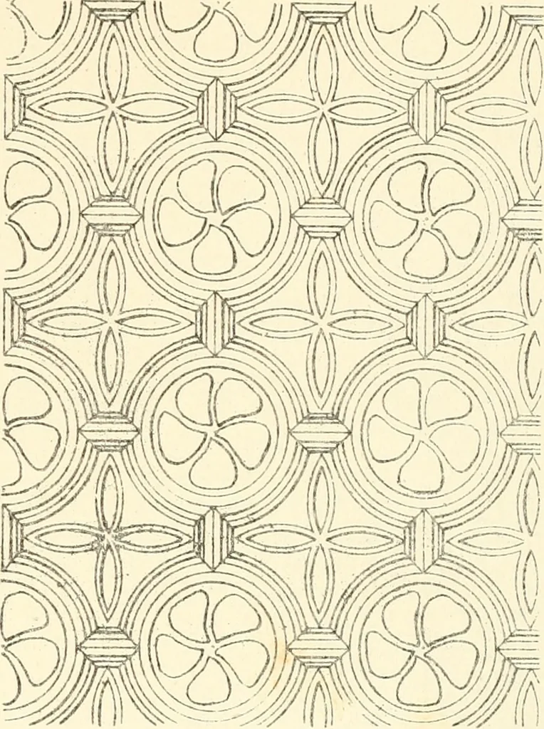 An illustration from An analysis of Gothick architecture : illustrated by a series of upwards of seven hundred examples of doorways, windows, etc., and accompanied with remarks on the several details of an ecclesiastical edifice, 1849, leaf 68
