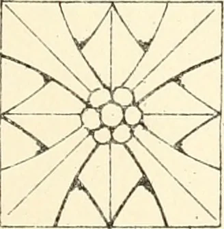 An illustration from An analysis of Gothick architecture : illustrated by a series of upwards of seven hundred examples of doorways, windows, etc., and accompanied with remarks on the several details of an ecclesiastical edifice, 1849, leaf 68