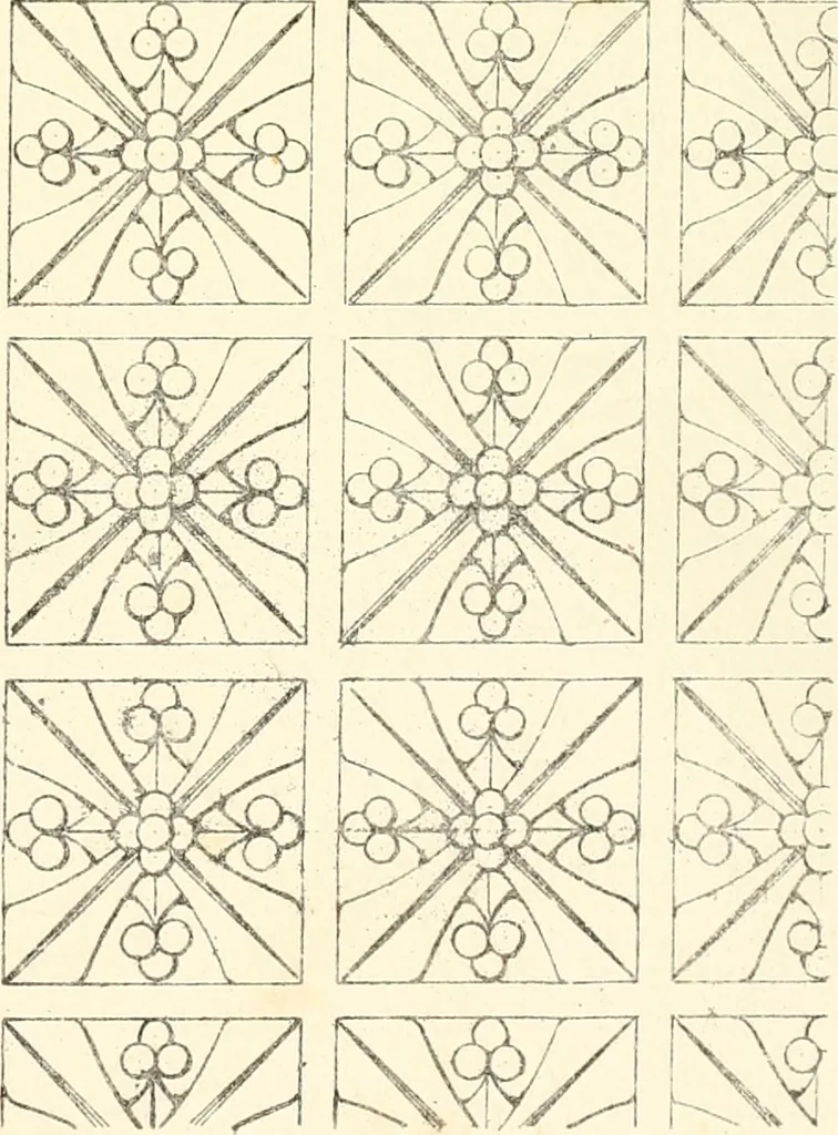 An illustration from An analysis of Gothick architecture : illustrated by a series of upwards of seven hundred examples of doorways, windows, etc., and accompanied with remarks on the several details of an ecclesiastical edifice, 1849, leaf 68