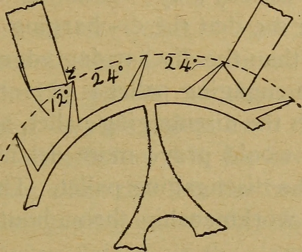 An illustration from An analysis of the lever escapement, 1910, leaf 16